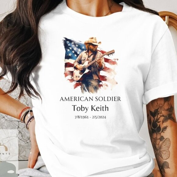 Toby Keith Tribute American Soldier Memorial Country Shirt 93 - Picture 1 of 5